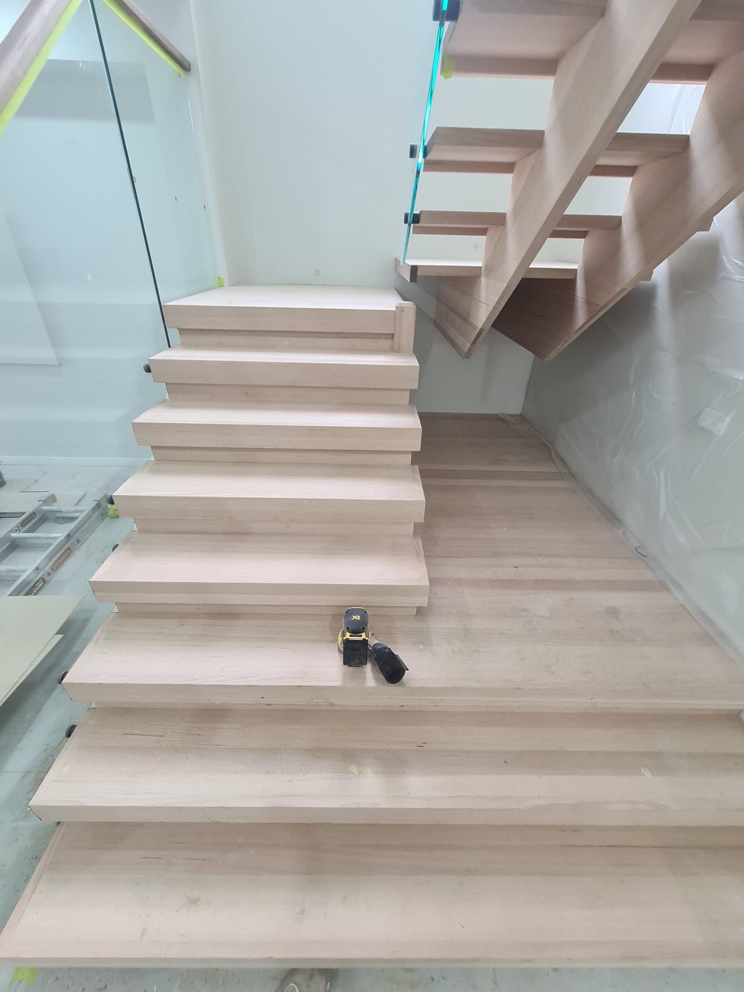 Timber Stair Staining & Clear Coating, Box Hill