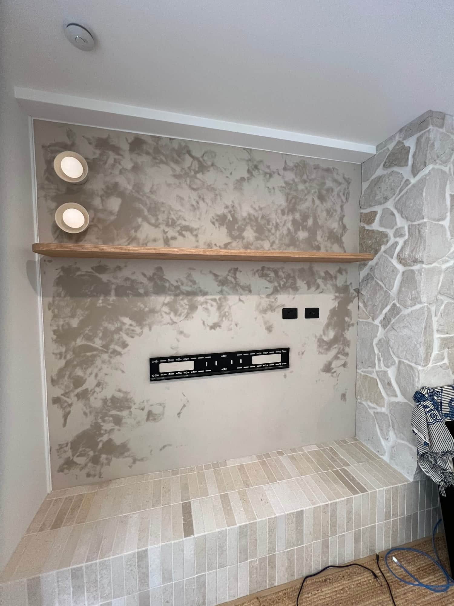 Porter's Lime Wash decorative finish in Mona Vale, Sydney