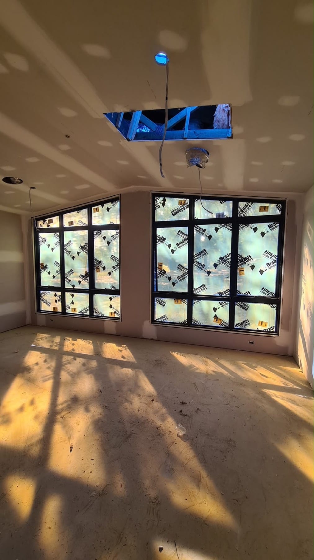 New Build Sunroom, before